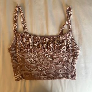 Urban Outifitters Pink Crop Top